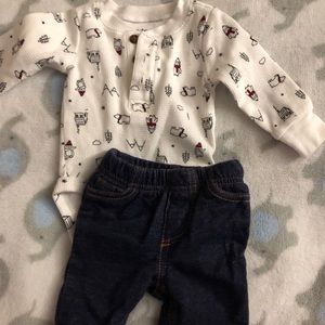 2 piece carters outfit
